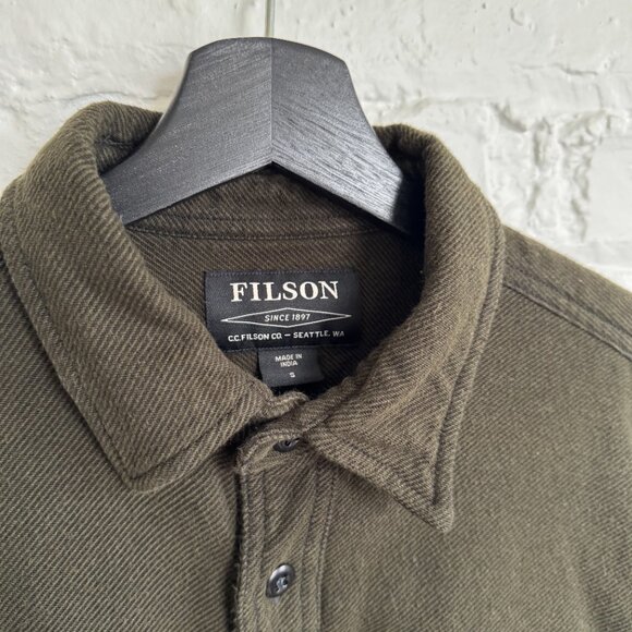 Filson Vintage Flannel Work Shirt - Picture 3 of 4